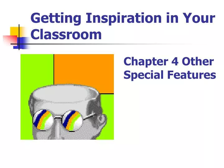 getting inspiration in your classroom
