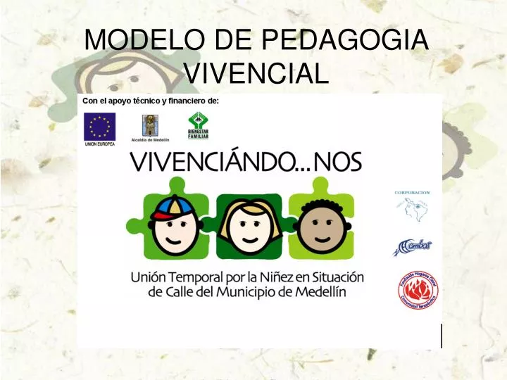 modelo de pedagogia vivencial