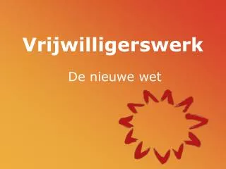 vrijwilligerswerk