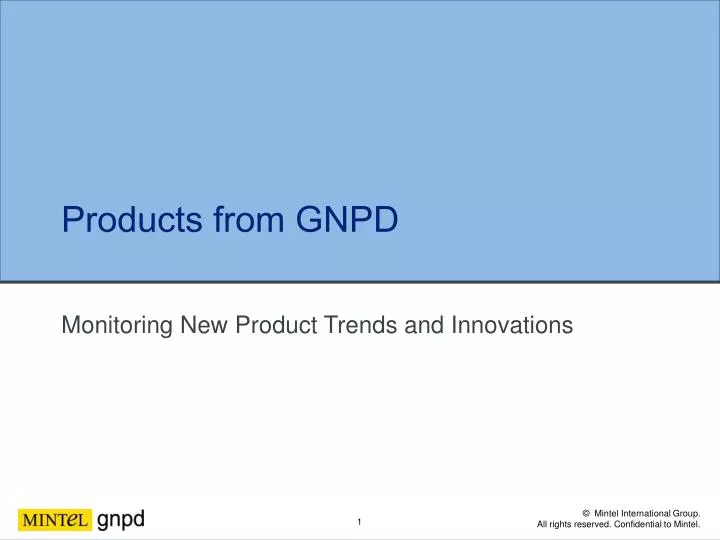 monitoring new product trends and innovations