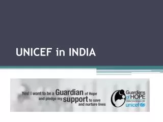UNICEF in INDIA