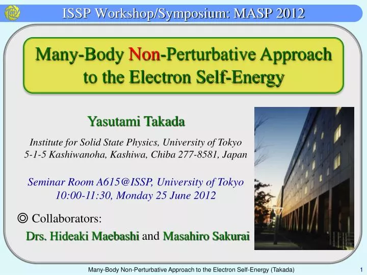 issp workshop symposium masp 2012