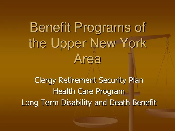 benefit programs of the upper new york area