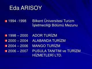 eda arisoy