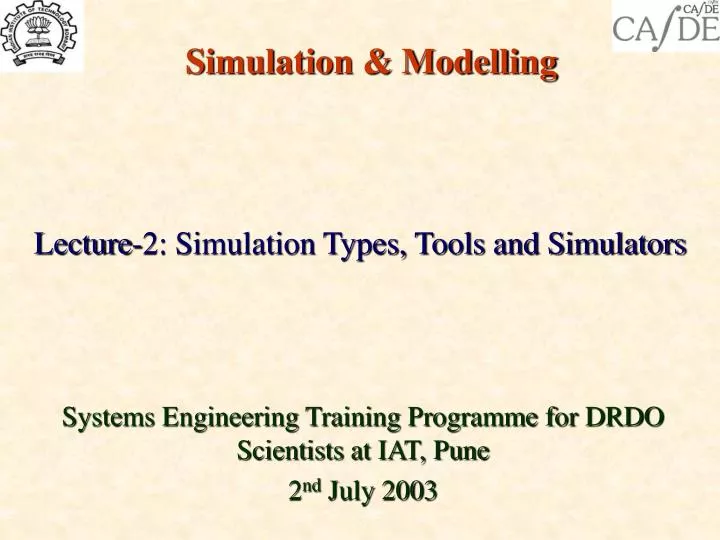 simulation modelling