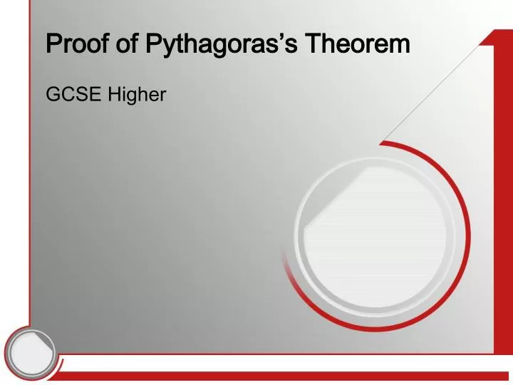 proof of pythagoras s theorem