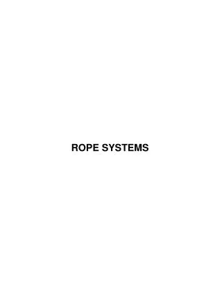 ROPE SYSTEMS