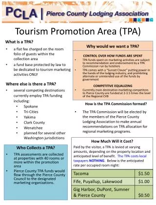 Tourism Promotion Area (TPA)