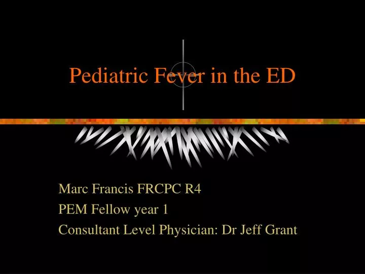pediatric fever in the ed
