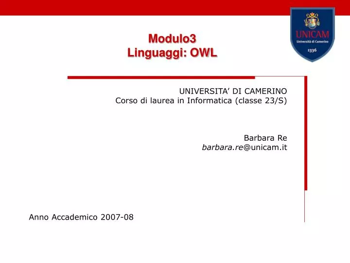 modulo3 linguaggi owl