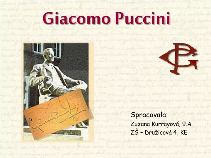 giacomo puccini