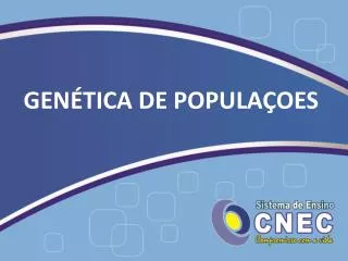 gen tica de popula oes