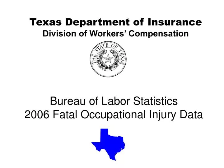 bureau of labor statistics 2006 fatal occupational injury data