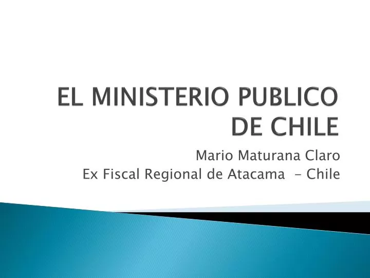 el ministerio publico de chile