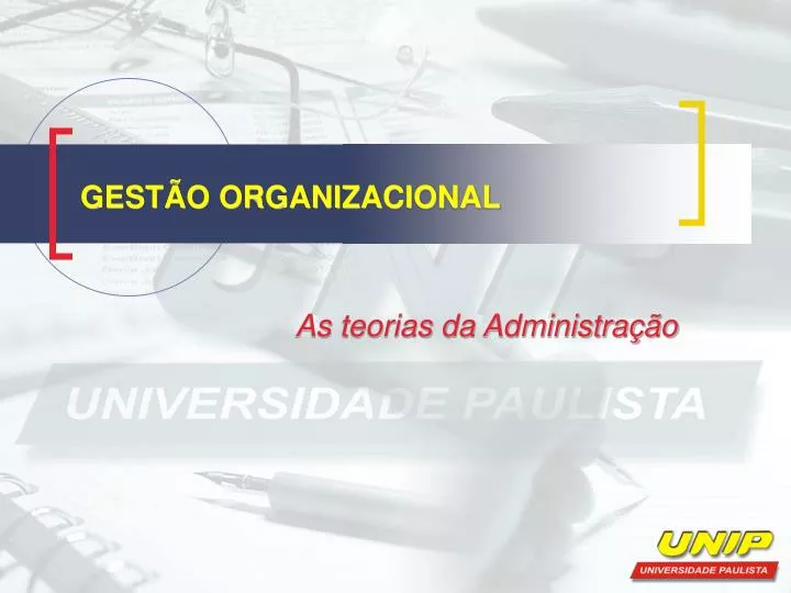 PPT - GESTÃO ORGANIZACIONAL PowerPoint Presentation, Free Download - ID ...