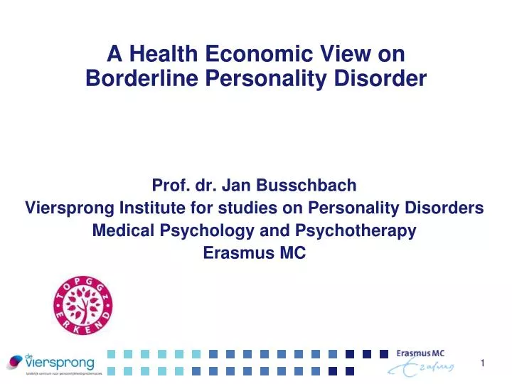 a health economic view on borderline personality disorder