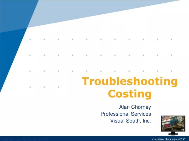 troubleshooting costing
