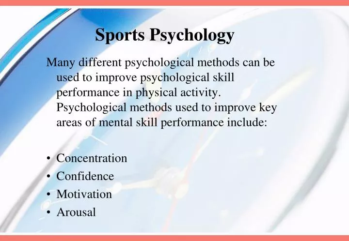 Ppt Sports Psychology Powerpoint Presentation Free Download Id 6570446