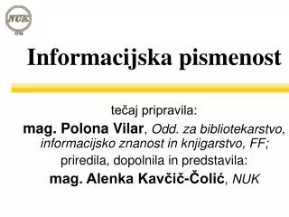 informacijska pismenost