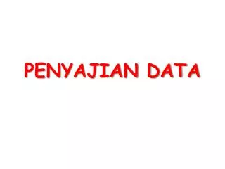penyajian data