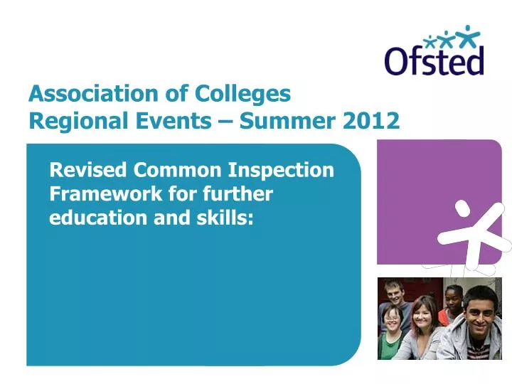 association of colleges regional events summer 2012