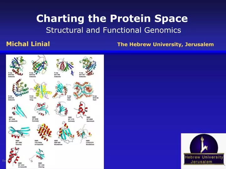 charting the protein space structural and functional genomics