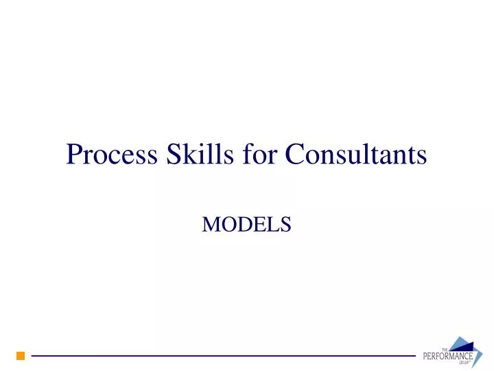 process skills for consultants