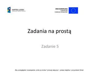 zadania na prost