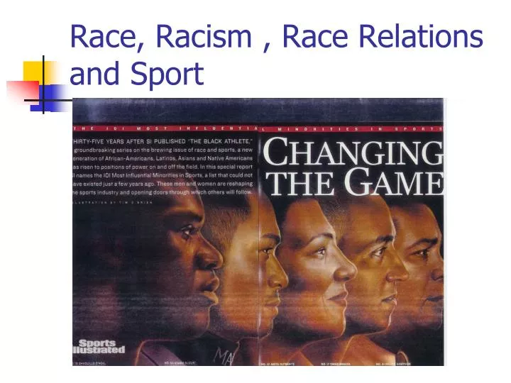 race racism race relations and sport