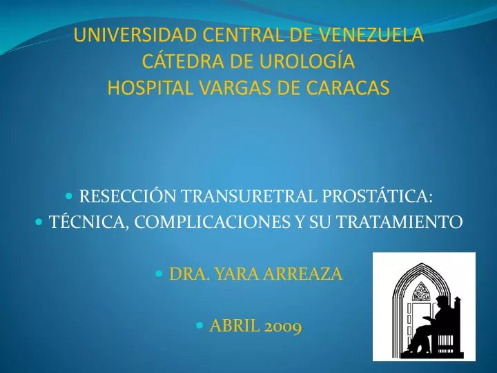 universidad central de venezuela c tedra de urolog a hospital vargas de caracas