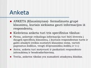 anketa