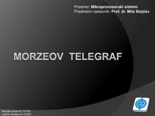 morzeov telegraf