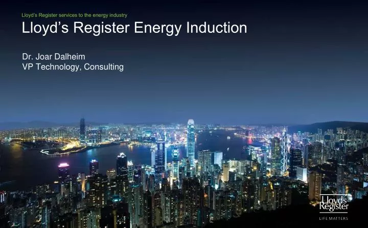 lloyd s register energy induction