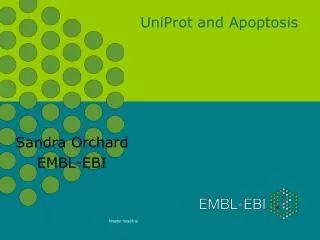 UniProt and Apoptosis
