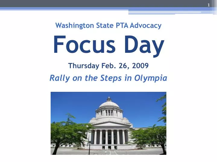 washington state pta advocacy focus day thursday feb 26 2009 rally on the steps in olympia