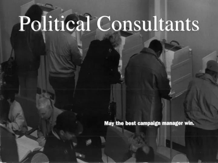 political consultants