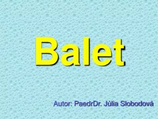 balet