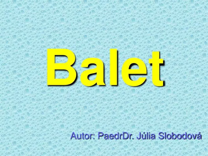 balet