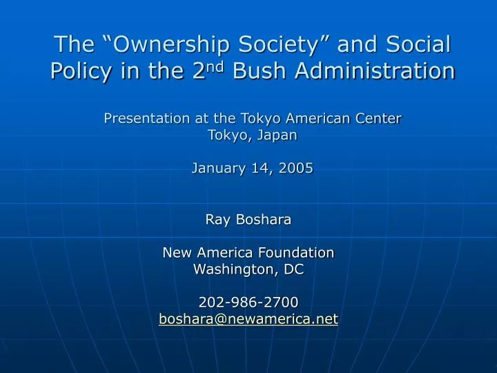ray boshara new america foundation washington dc 202 986 2700 boshara@newamerica net