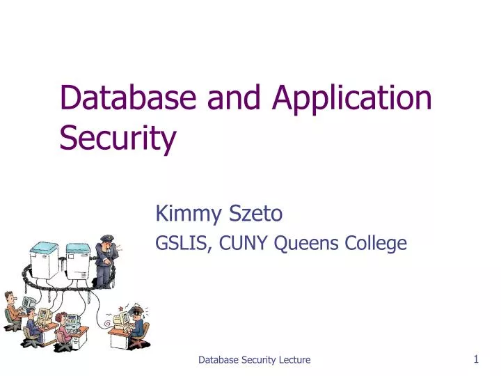 database and application security