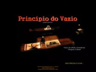 princ pio do vazio joseph newton