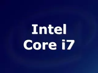 intel core i7