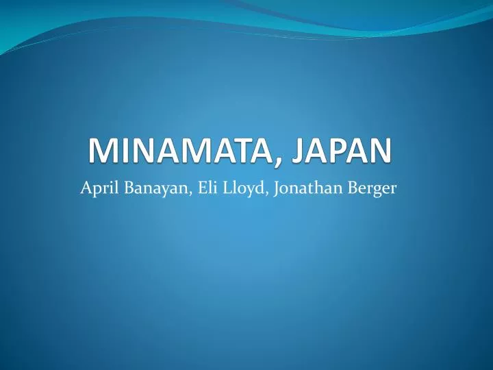 minamata japan