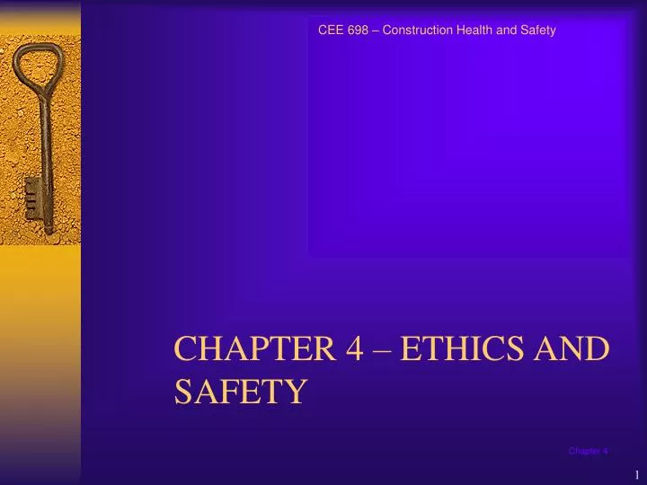 chapter 4 ethics and safety