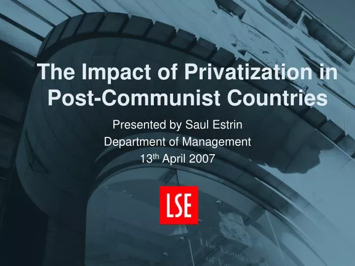 the impact of privatization in post communist countries