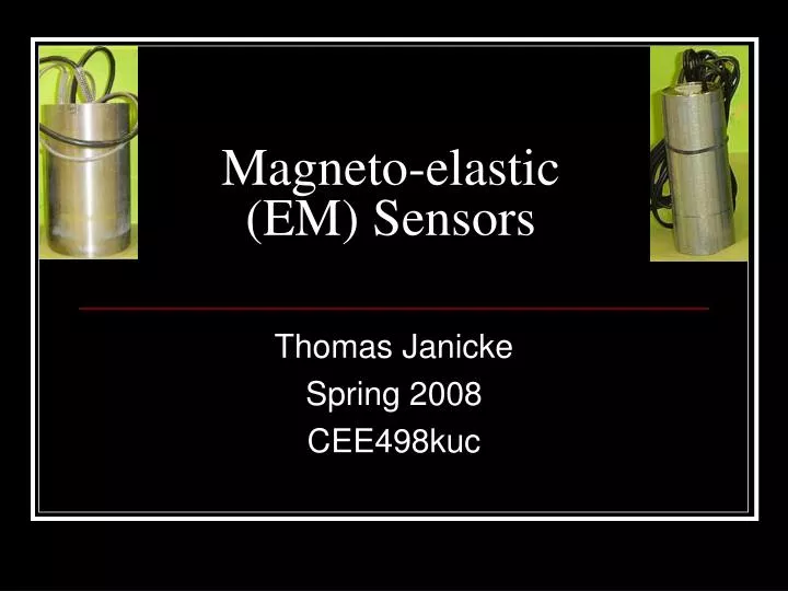 magneto elastic em sensors