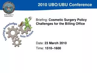 Briefing: Cosmetic Surgery Policy Challenges for the Billing Office