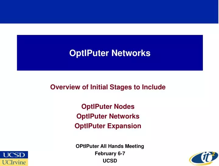 optiputer networks