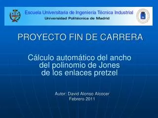 proyecto fin de carrera