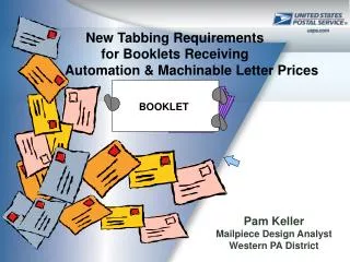 New Tabbing Requirements for Booklets Receiving